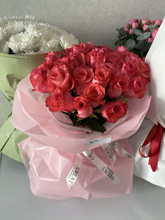 Цветы букеты разные виды