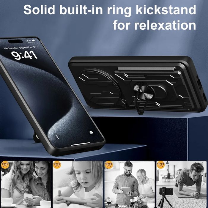 Xiaomi Redmi Note 14 14 Pro 14 Pro+/ RING CARD SLOT Удароустойчив кейс