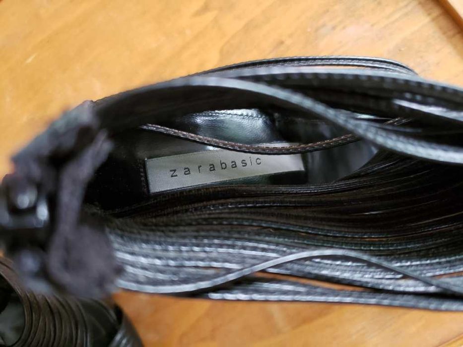 ZARA сандали с висок ток