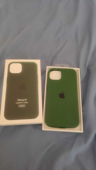 Чехол на iPhone 13, зеленый