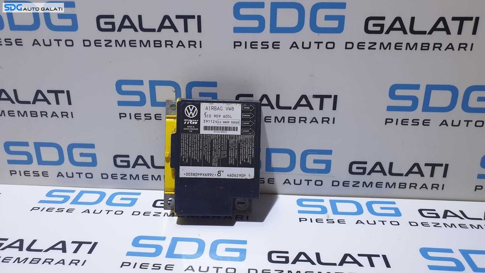 Unitate Modul Calculator Airbag - uri Seat Leon 1P Index 11 2006 - 2013 Cod 3C0909605L