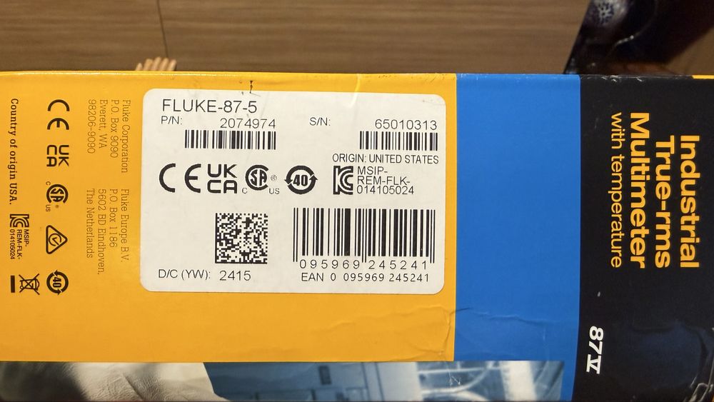 Multimetru Fluke 87V