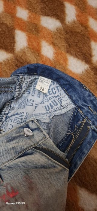 Дамски дънки с мики маус