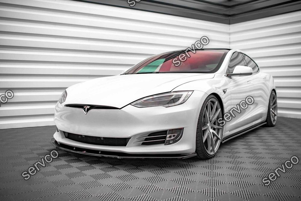 Prelungire bara fata Tesla Model S Facelift 2016- v1 - Maxton Design