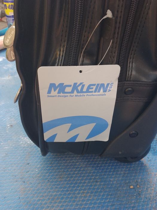 McKlein USA-кожена пътна чанта за лаптоп -органайзер