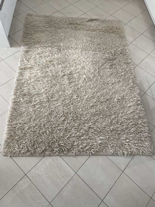 Класически килим- бял/екрю,145/200;Ikea лампи-2бр