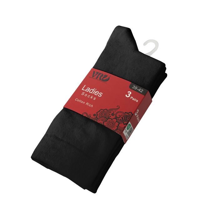 Органични дамски 3 броя чорапи без шев, с мека, не стягаща ластика