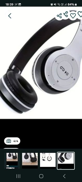 Căști Wireless p47 negre noi