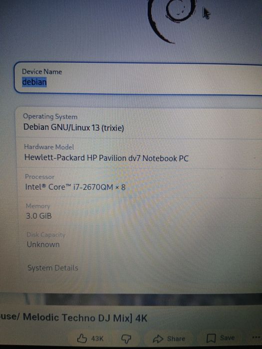 HP Pavilion DV7 с някои липси, i7-2670qm