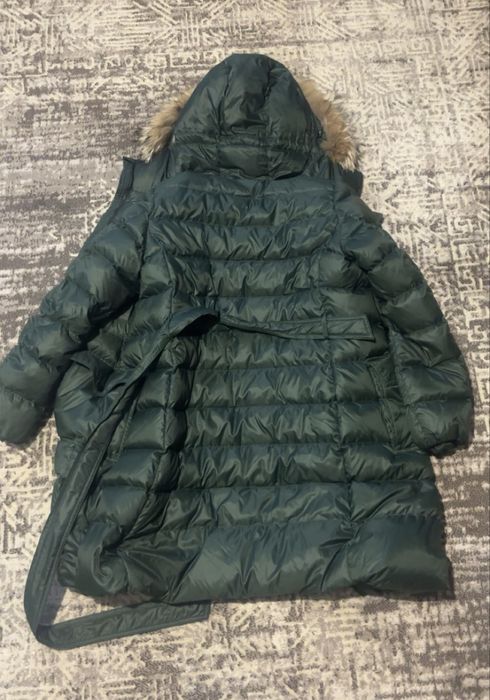 Geaca Moncler de dama cu blana naturala