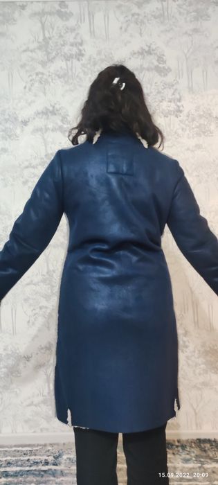 Дубленка из эко, модная