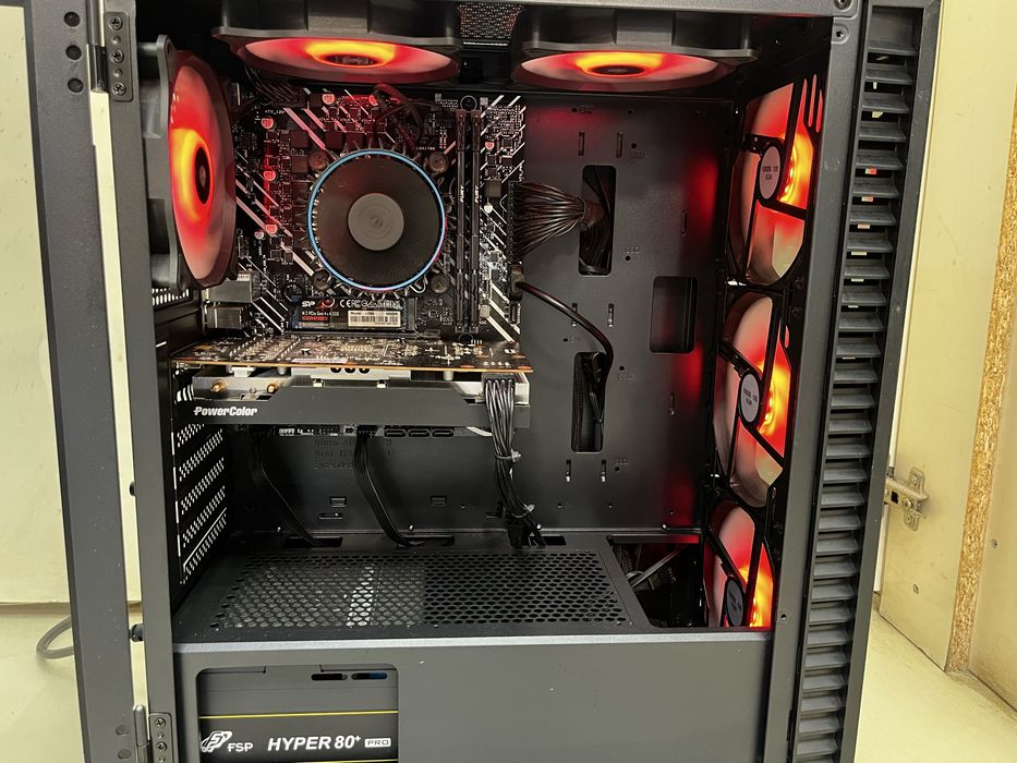 Gaming PC Gplay Fighter i5 12400f 16GB Rx 6600 512GB