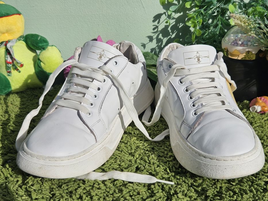 Италиански мъжки кецове от кожа N42