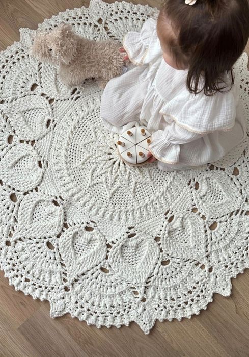 Ажурный мини ковёр в детскую