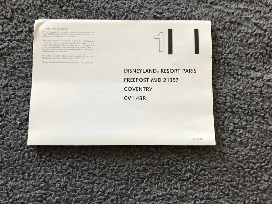 Картичка на Дисниленд