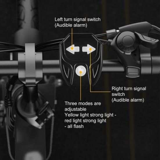 Stop semnalizare usb bicicleta doua prindere fata/spate 38 de leduri