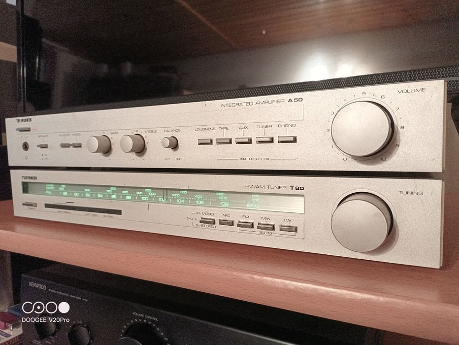 Telefunken Amplificator A50 și tuner T80