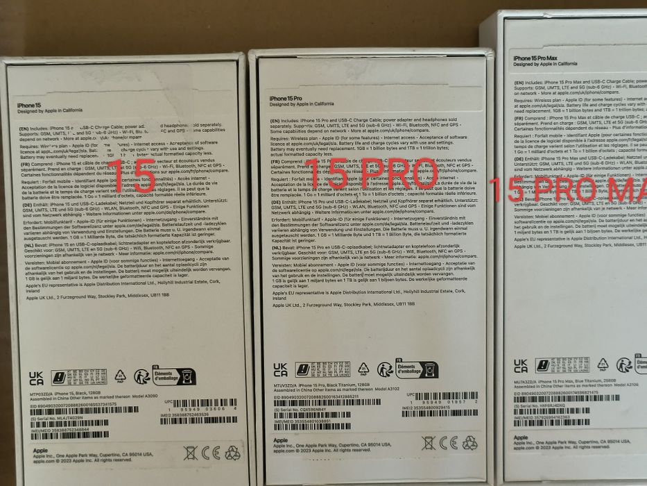 Cutie iPhone Originala 15,15 Promax