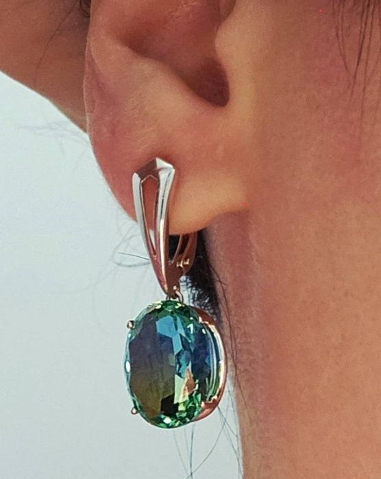 Серьги серебро 925 проба.