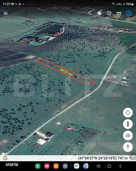 Teren extravilan, 5437mp ,zona Valea Stanelor