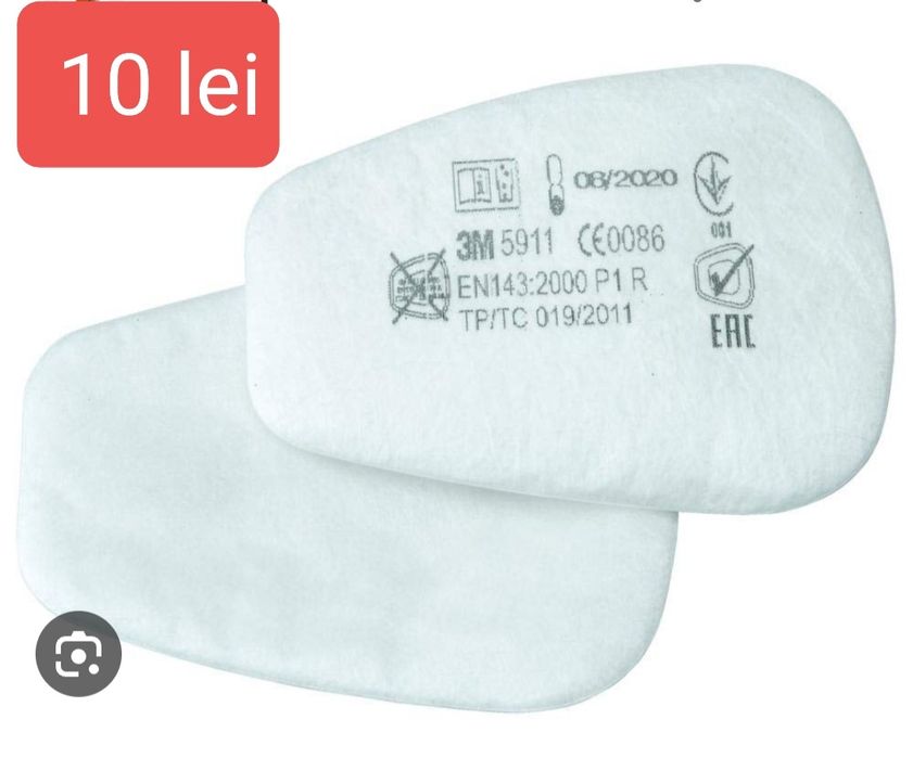 Mască 3M cu tot cu filtre prefiltre capace