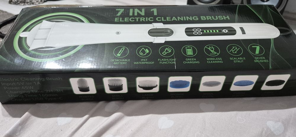 Perie electrica Rotativă pentru curățare
