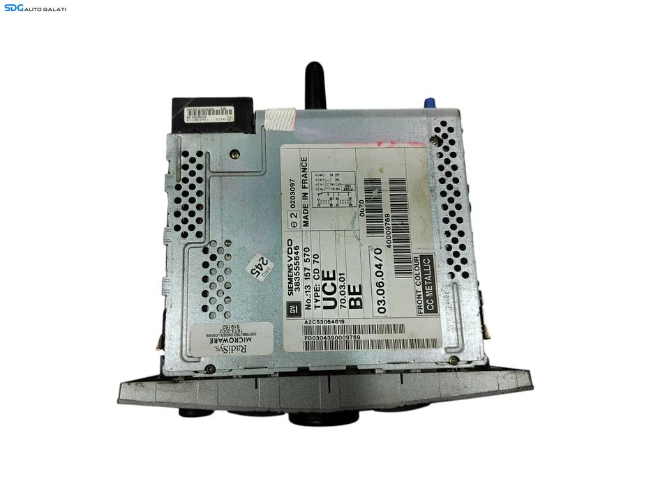 Unitate Radio CD Player Navi Navigatie GPS CD70 Opel Astra H 2004 - 2010 Cod 13157570 [L6244]