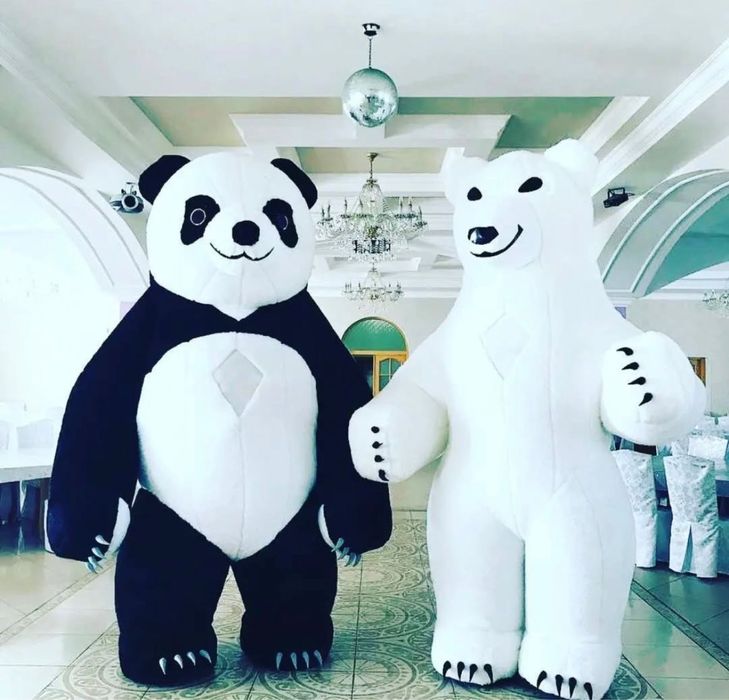 Панда и мишка 3 метра