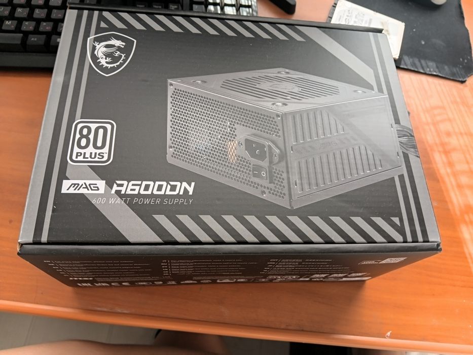 Блок питания MSI mag a600dn 600 ватт новый
