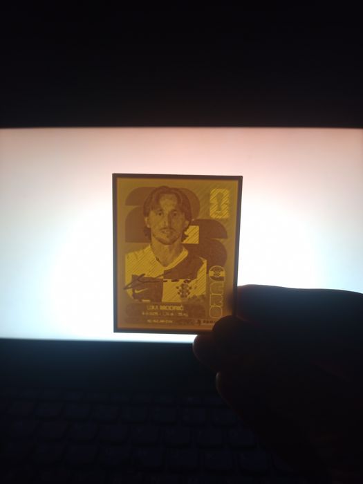 Panini World cup gold stiker din plastic cu semnătura