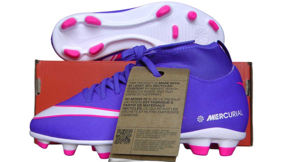 Ghete fotbal crampoane NOI Nike JR Superfly 10Club marimea 32.etc.37,5