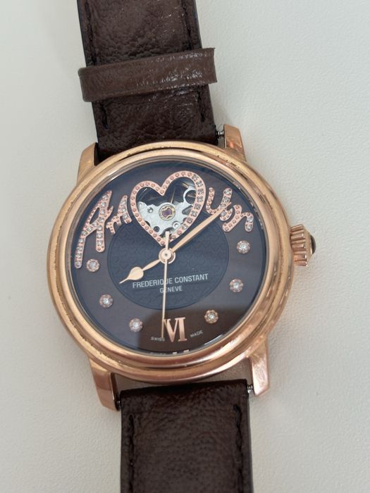 Золотые часы frederique constant