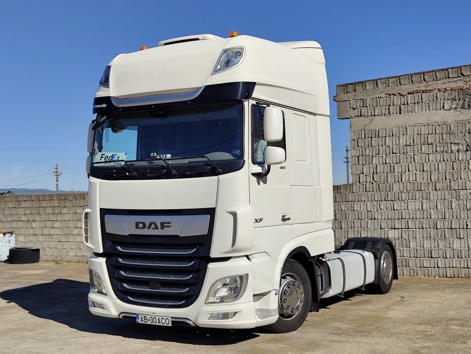DAF XF 480 FT, Mega, Low Deck Euro 6, înmatriculat Ro, Rulat Extern