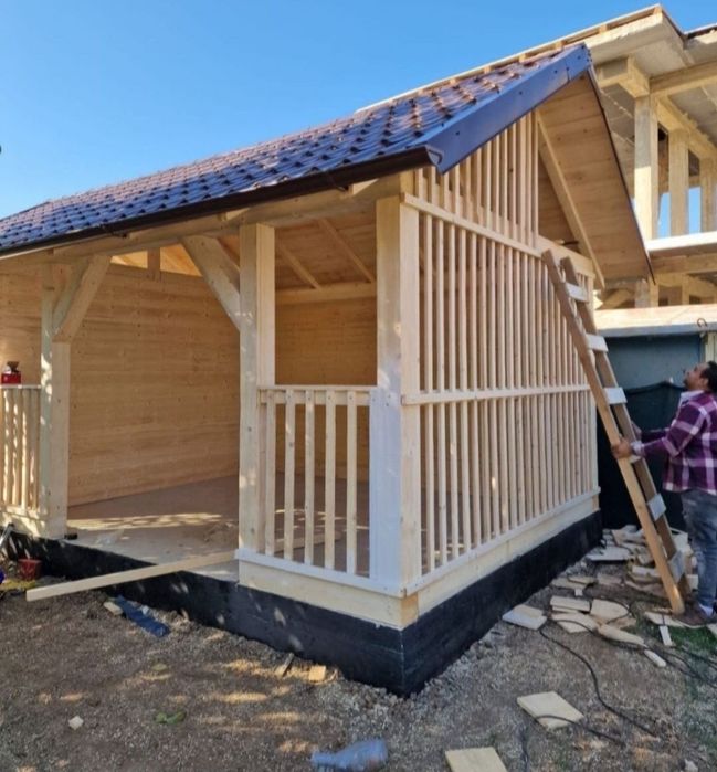 Vând și facem foișoare terase și magazie de depozitare și alte modele