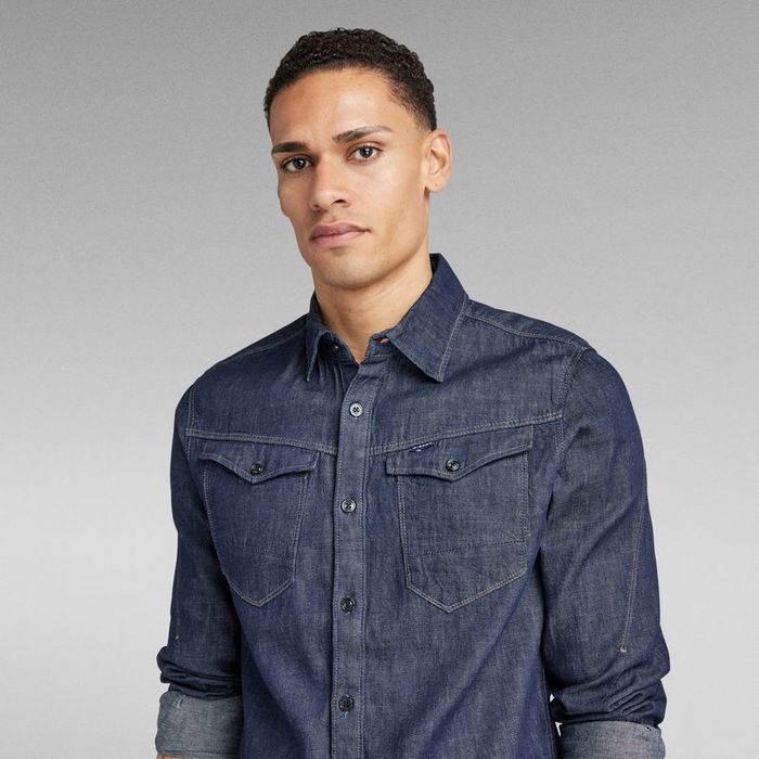G-Star RAW Arc 3D Slim Shirt ОРИГИНАЛНА мъжка риза S/M