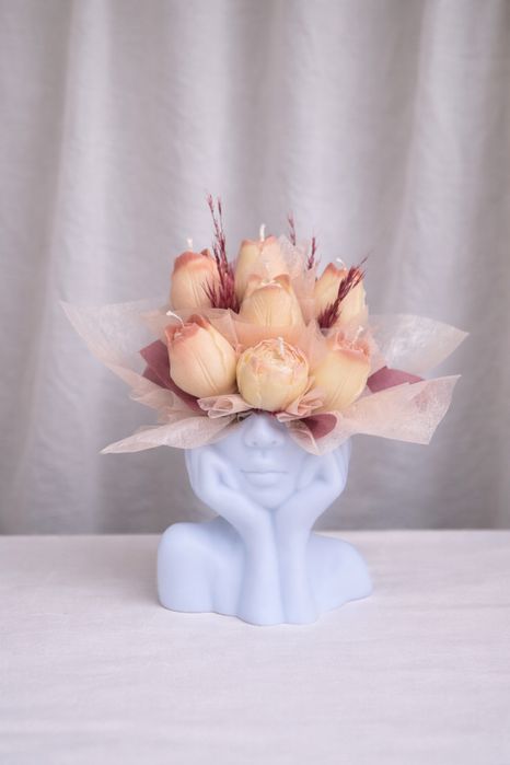 Букет-соеви свещи ,8ми март