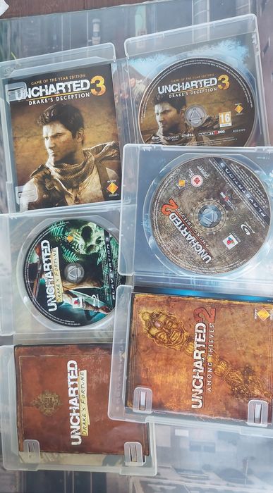 Pachet Uncharted 1.2.3 PS3