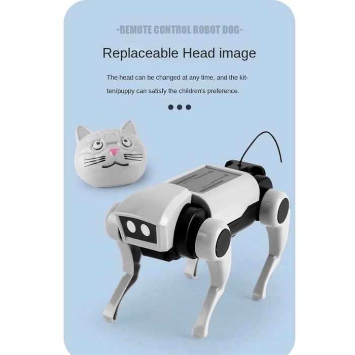 Jucărie DIY Robot Mecanic Model Pisica, Telecomanda, Set Educațional