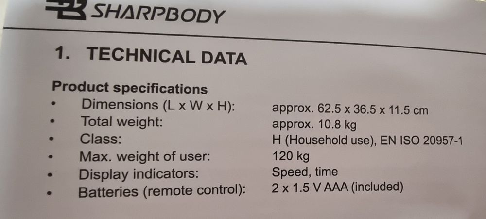 Вибрационна плоча Sharpbody 50w