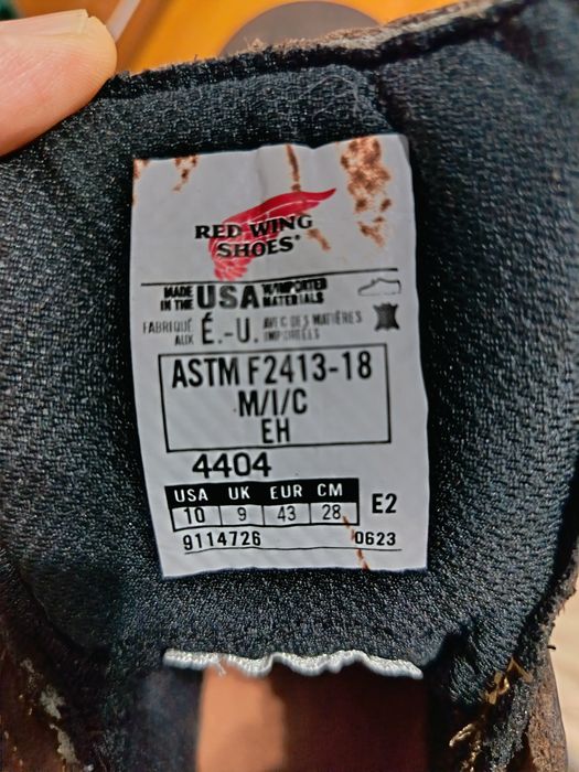 Ботинки Red Wings, размер 43, новые