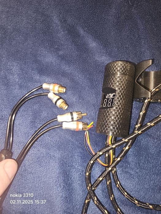 Remote/telecomanda bass rca cu voltmetru (ground zero/alphard/dd/edge)