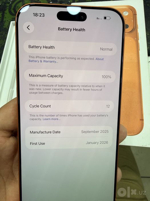 iPhone 17 Pro Max 512 Orange 26 cycle