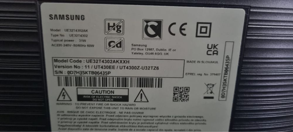 Vand televizor samsung