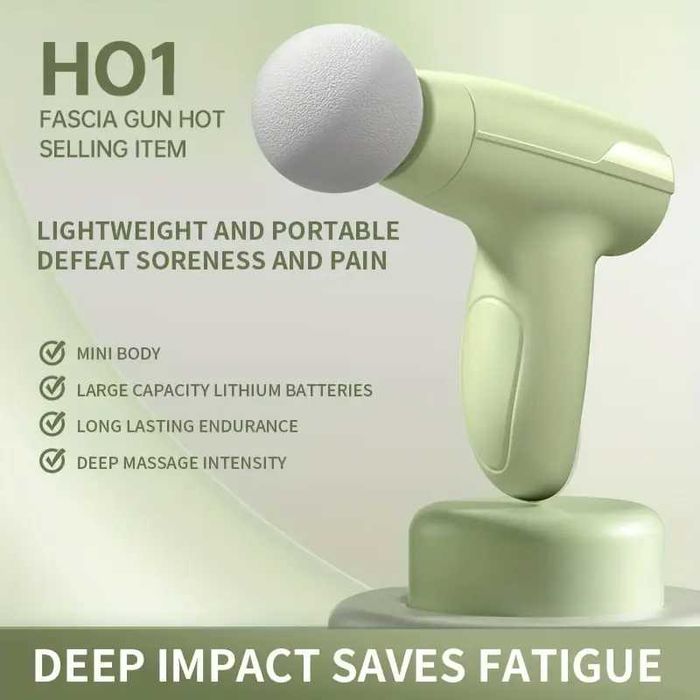 Мини перкусионен масажор, преносим ръчен