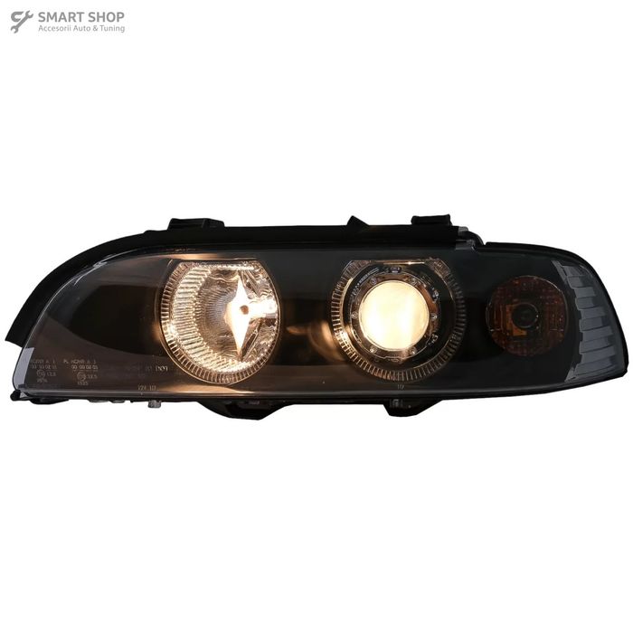Faruri Angel Eyes BMW Seria 5 E39 (1995-2000) Angel Eyes Negru