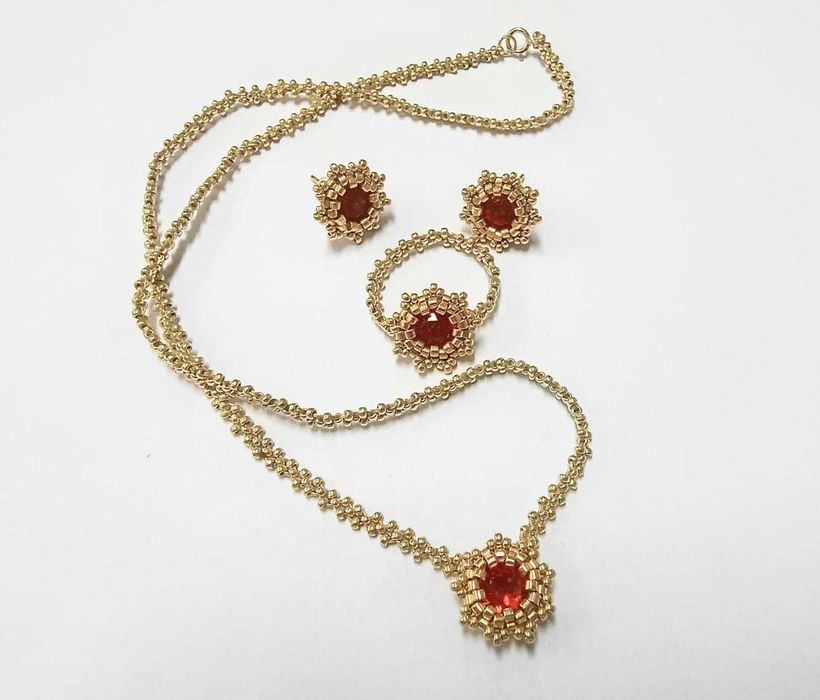 Set de Lux Handmade – Strălucire Swarovski & Precizie Miyuki