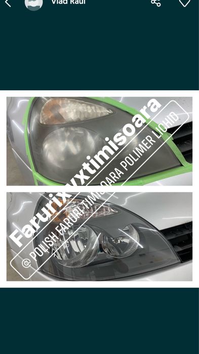 Polish Auto/Polish Faruri prin polimerizare Folii ppf