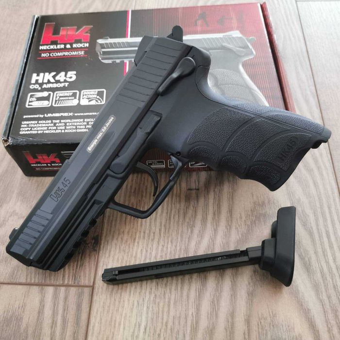 Еърсофт пистолет Heckler & Koch HK45 от UMAREX Германия Метална рама