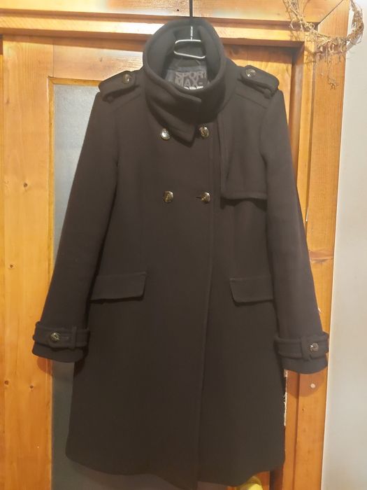 Palton damă negru marimea 40,70% lană