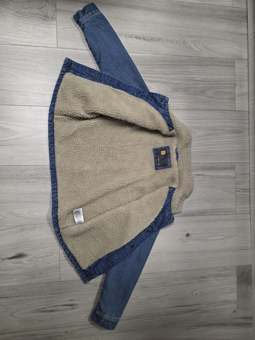 Geaca cu blana de blugi Next 6-7ani